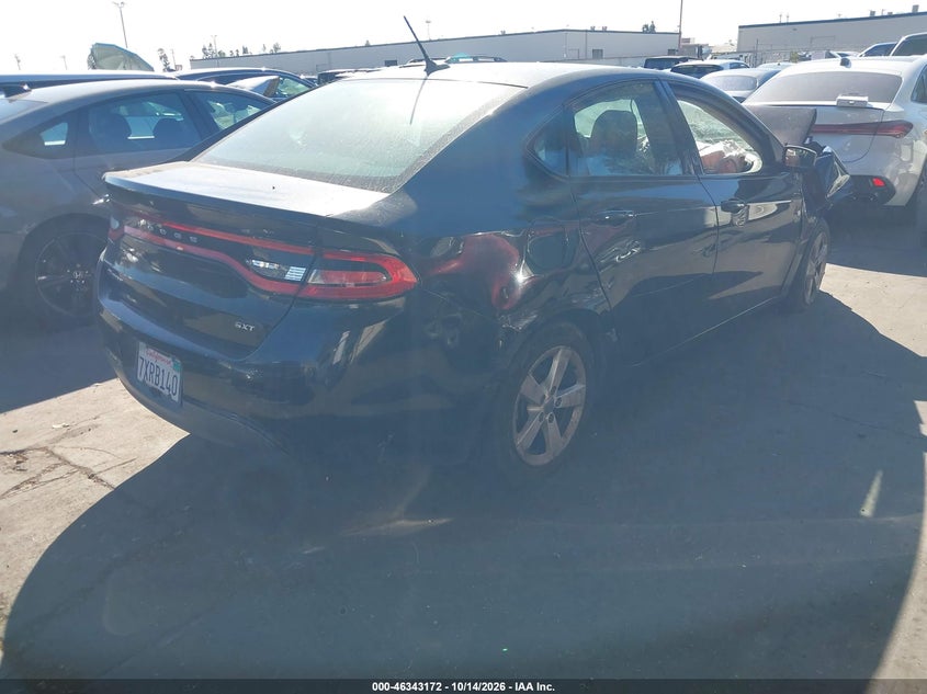 Vin: 1c3cdfbb7gd570698, lot: 46843431, dodge dart sxt 20164