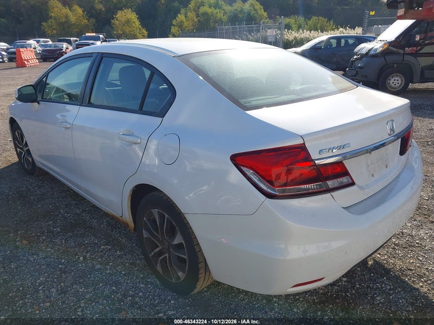 Vin: 19xfb2f93de063760, lot: 46843483, honda civic ex-l 20133