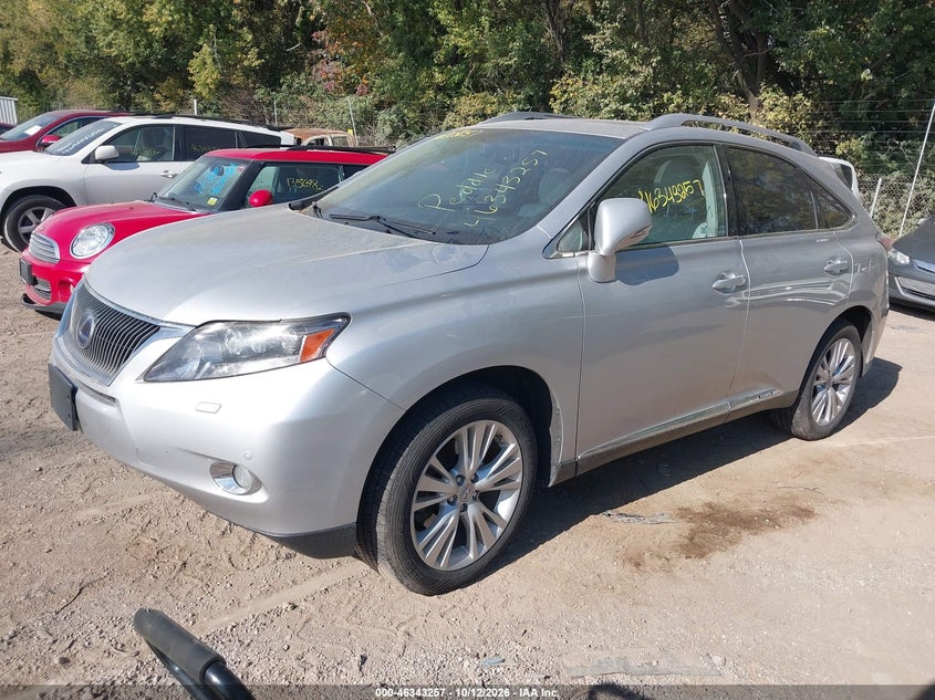 Vin: jtjbc1ba7a2023726, lot: 46843516, lexus rx 450h 20102