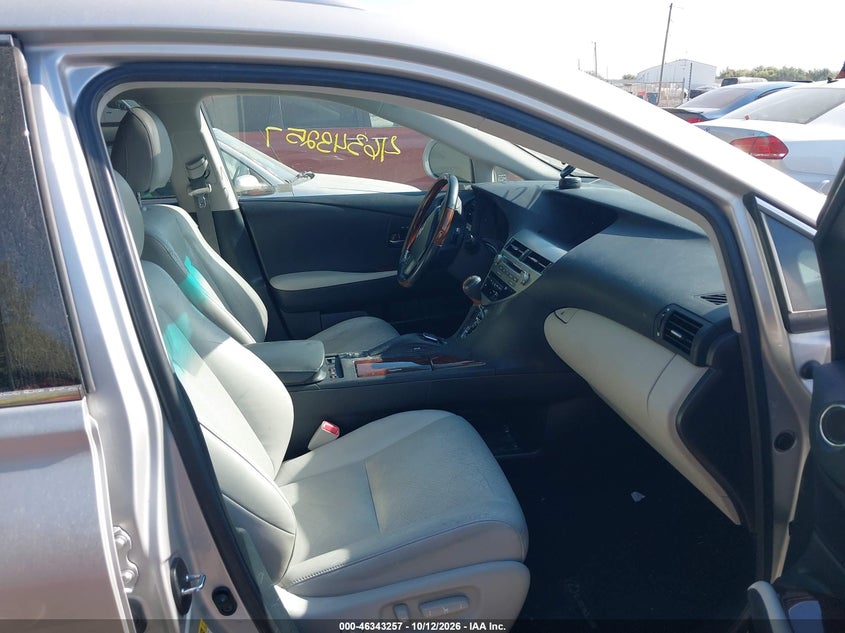 LEXUS RX 450H 2010 VIN JTJBC1BA7A2023726