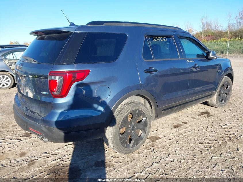 Vin: 1fm5k8gt4kgb19013, lot: 46843521, ford explorer sport 20194