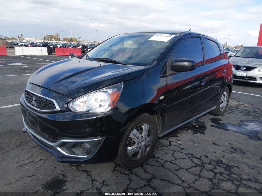 Vin: ml32a3hj1hh018639, lot: 46843548, mitsubishi mirage es 20172