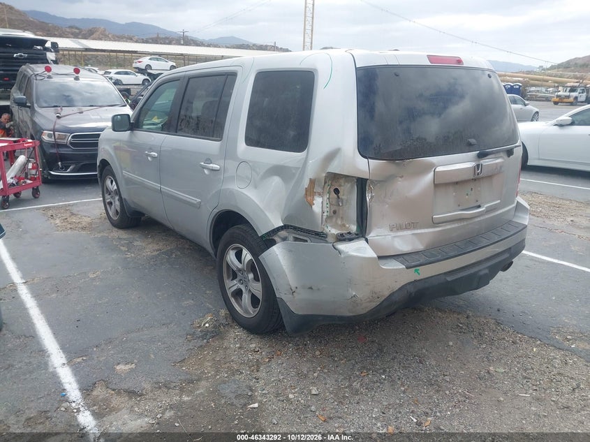 Vin: 5fnyf4h7xeb047703, lot: 46843551, honda pilot ex-l 20143
