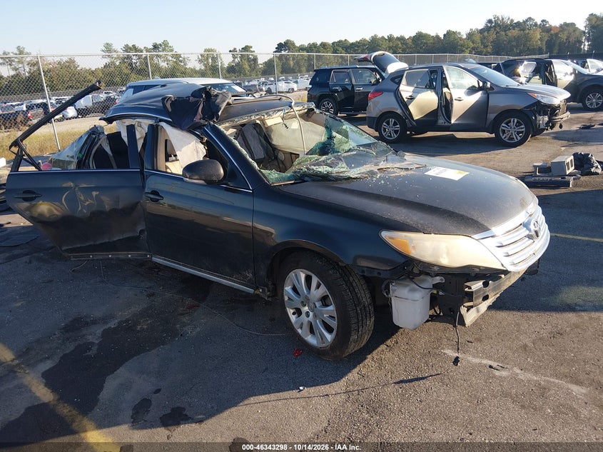 Vin: 4t1bk3db0bu394929, lot: 46843557, toyota avalon 20111