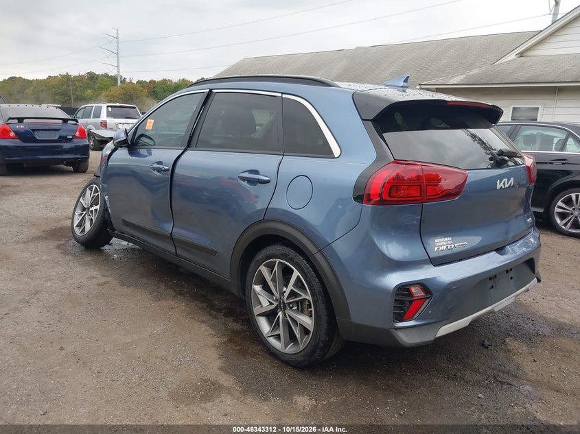 Vin: kndcc3lc4n5536665, lot: 46843571, kia niro touring se 20223