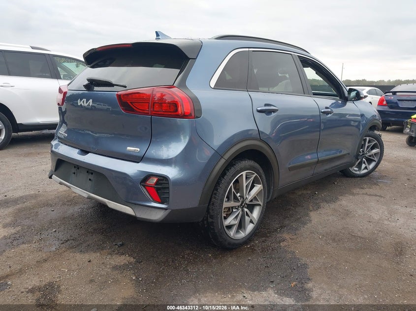 Vin: kndcc3lc4n5536665, lot: 46843571, kia niro touring se 20224