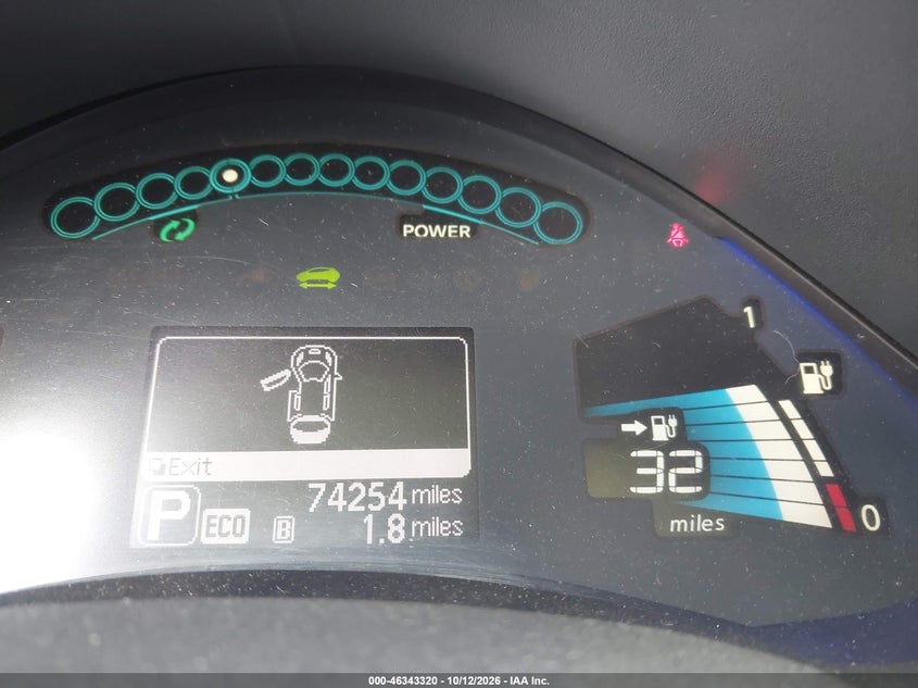 NISSAN LEAF 2017 VIN 1N4BZ0CP2HC311842