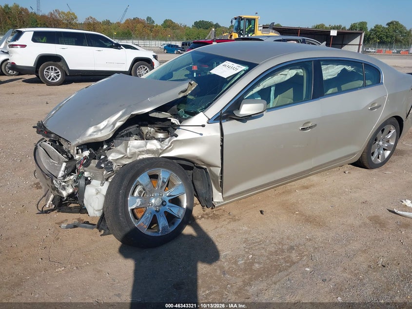 Vin: 1g4gc5e30df333044, lot: 46843580, buick lacrosse leather group 20132
