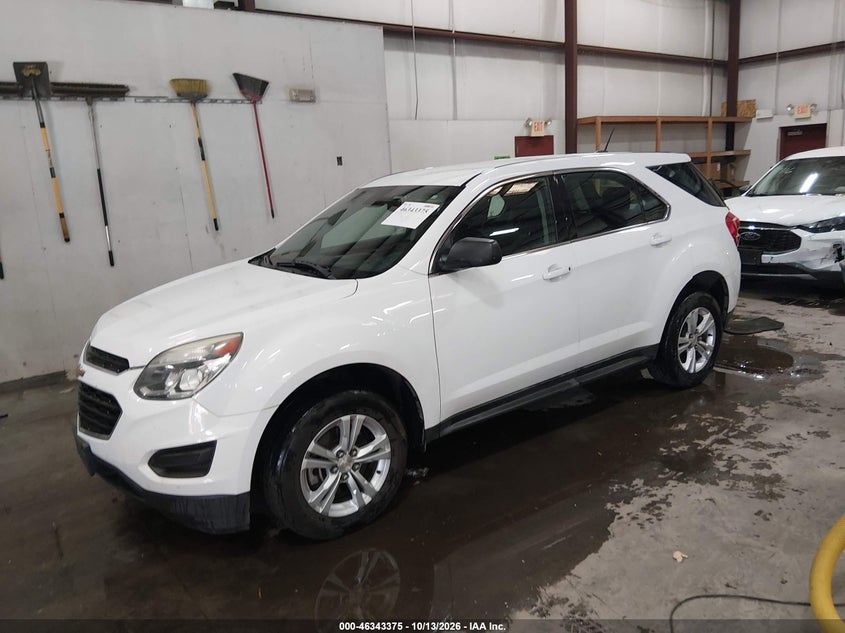 2016 Chevrolet Equinox L, Удар сзади, IAAI, VIN 2GNALBEK4G1107463 — фото 2