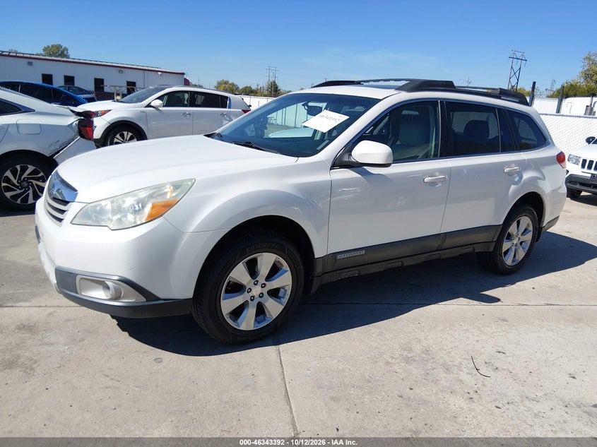 Vin: 4s4brbgc5b3411921, lot: 46843651, subaru outback 2.5i premium 20112