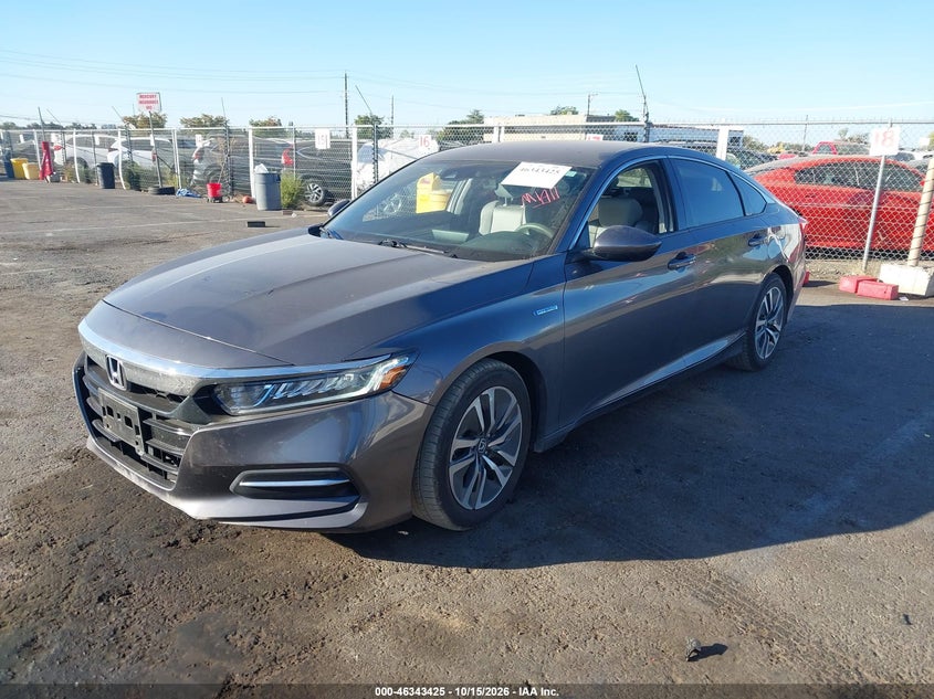 2019 Honda Accord Hybrid, Right Side, IAAI, VIN 1HGCV3F10KA015614 — photo 2