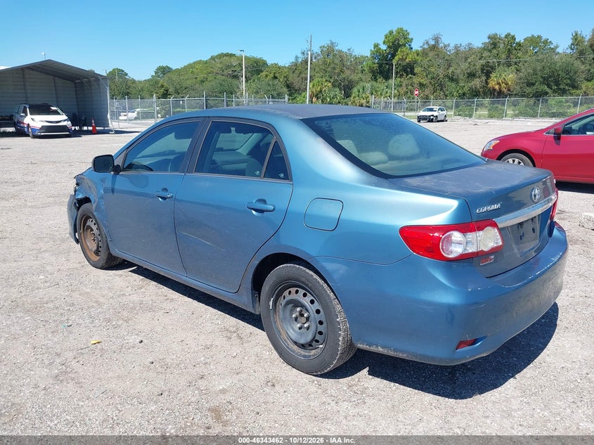 Vin: 5yfbu4ee3dp142010, lot: 46843721, toyota corolla le 20133