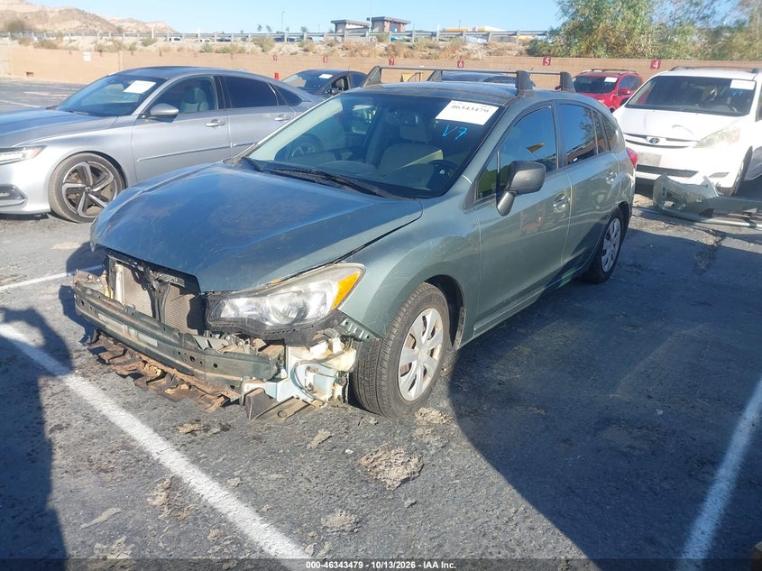 Vin: jf1gpaa60e8275904, lot: 46843738, subaru impreza 2.0i 20142