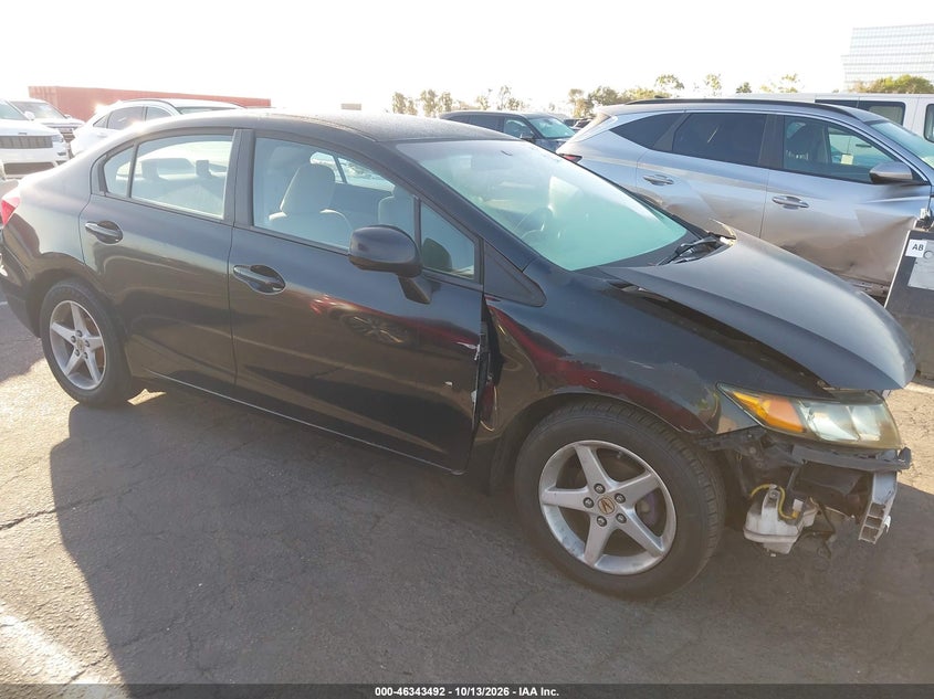 Vin: 19xfb2f59ce074418, lot: 46843751, honda civic lx 20121