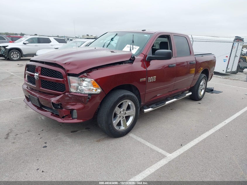 Vin: 3c6rr7kt7hg792966, lot: 46843755, ram 1500 express  4x4 5'7 box 20172
