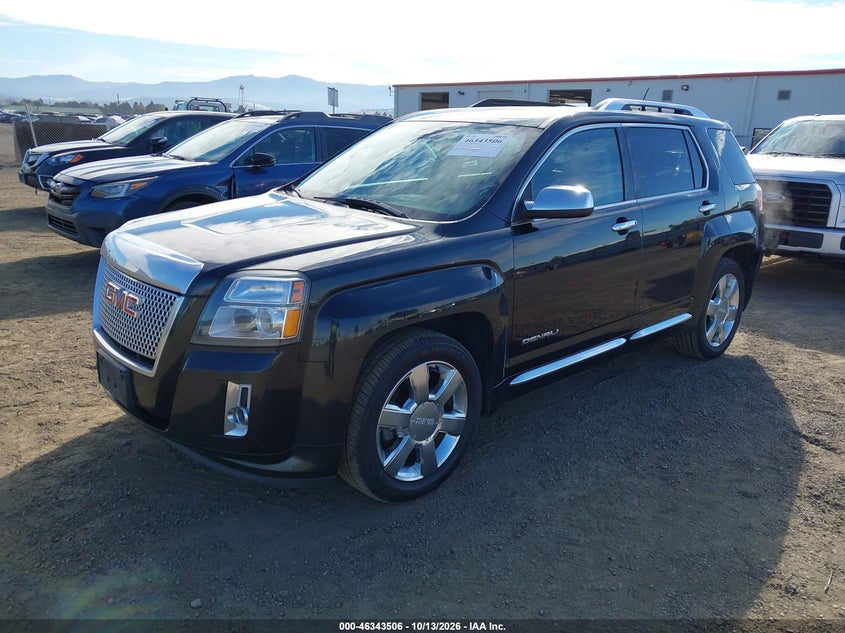 2014 GMC Terrain Denali, Левый зад, IAAI, VIN 2GKFLZE39E6136753 — фото 2