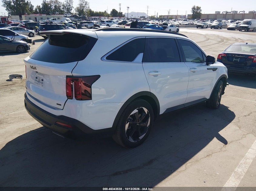 Vin: kndrkdjg9s5334649, lot: 46843797, kia sorento hybrid sx prestige 20254