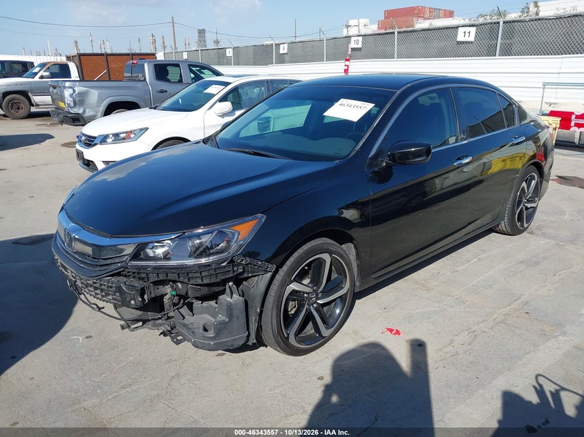 2017 Honda Accord Lx, Front End, IAAI, VIN 1HGCR2F32HA272010 — photo 2