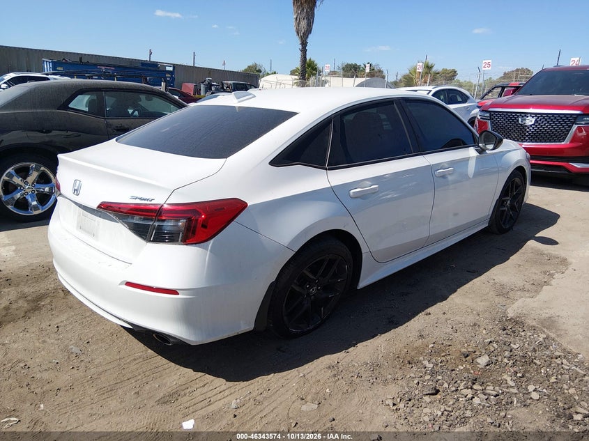 Vin: 2hgfe2f56rh519431, lot: 46843833, honda civic sport 20244