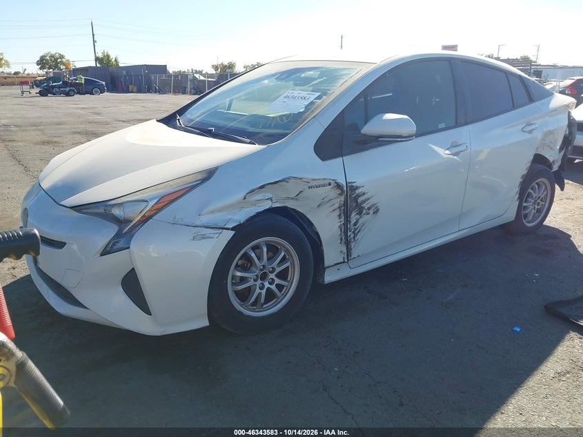 Vin: jtdkbrfu8j3082559, lot: 46843842, toyota prius one 20182