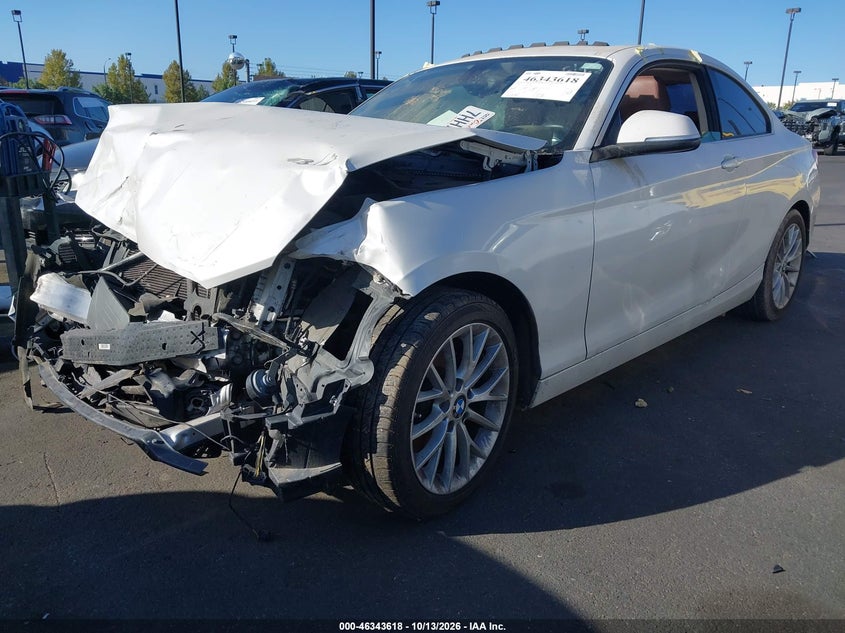 Vin: wba1f5c57ev255985, lot: 46843877, bmw 228i 20142
