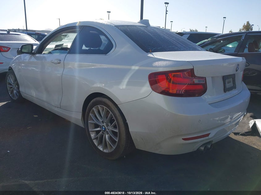 Vin: wba1f5c57ev255985, lot: 46843877, bmw 228i 20143
