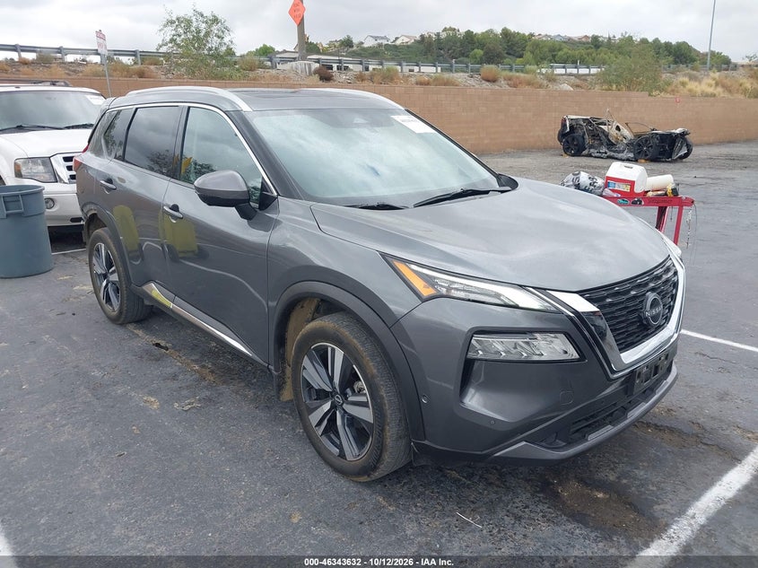 Vin: 5n1bt3ca0pc864346, lot: 46843891, nissan rogue sl fwd 20231