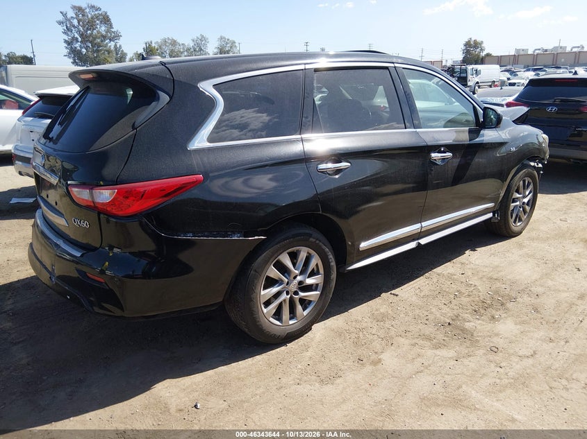 Vin: 5n1al0mn5ec548207, lot: 46843903, infiniti qx60 20144