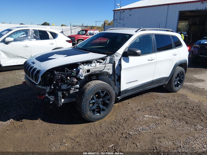 Vin: 1c4pjmbs1gw249061, lot: 46843971, jeep cherokee trailhawk 20162