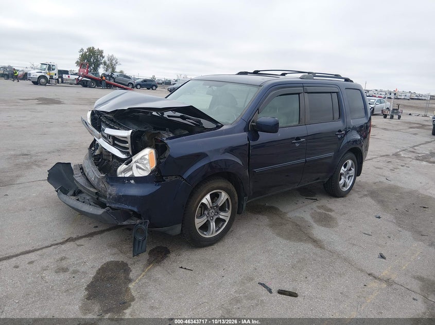 Vin: 5fnyf4h52fb063541, lot: 46843976, honda pilot ex-l 20152
