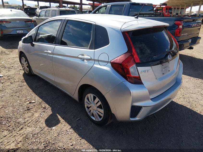 Vin: jhmgk5h5xgx006376, lot: 46843984, honda fit lx 20163