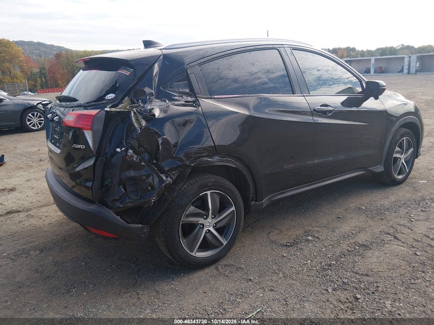 Vin: 3czru6h5xnm749188, lot: 46843989, honda hr-v awd ex 20224