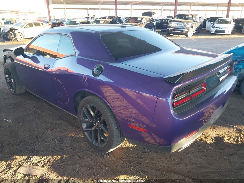 Vin: 2c3cdzag5kh541582, lot: 46844021, dodge challenger sxt 20193