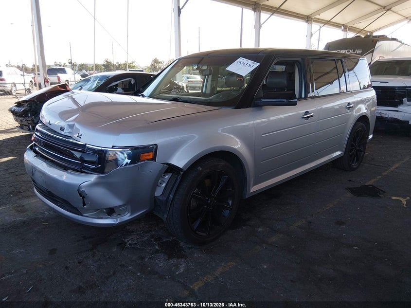 Vin: 2fmgk5c80jba00812, lot: 46844022, ford flex sel 20182