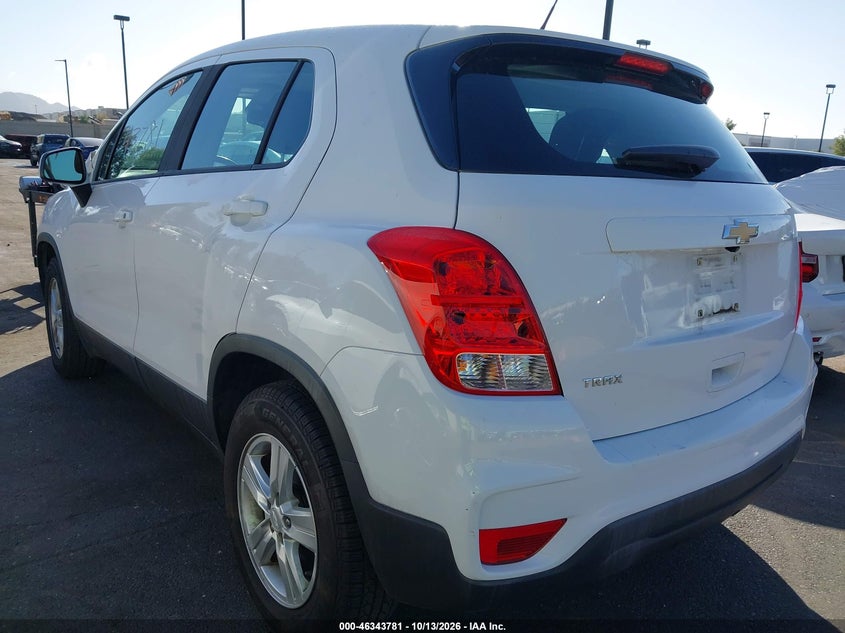 Vin: 3gncjksb6kl352789, lot: 46844040, chevrolet trax ls 20193
