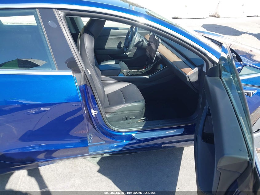 TESLA MODEL 3 2018 VIN 5YJ3E1EA3JF160706