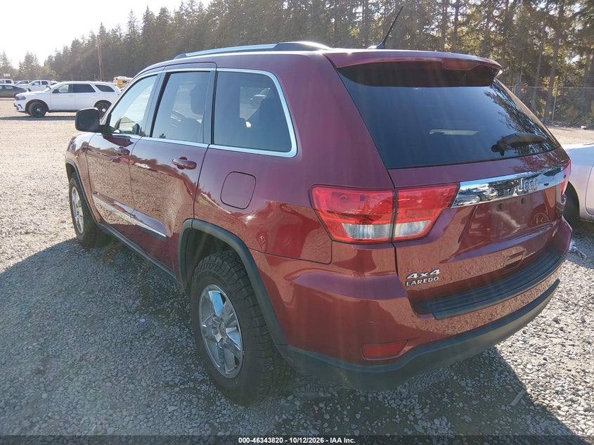 Vin: 1c4rjfagxcc239111, lot: 46844079, jeep grand cherokee laredo 20123