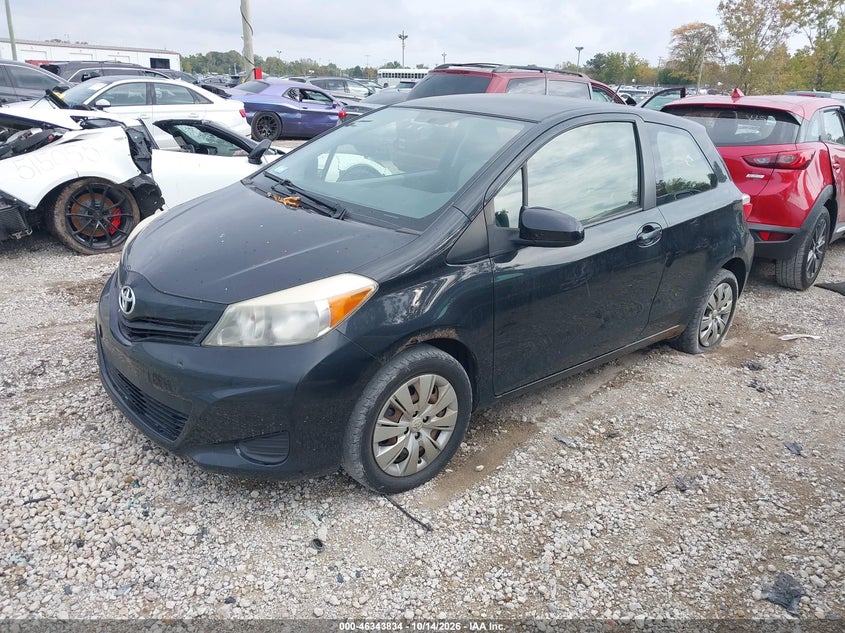 Vin: jtdjtud37cd538053, lot: 46844093, toyota yaris 20122