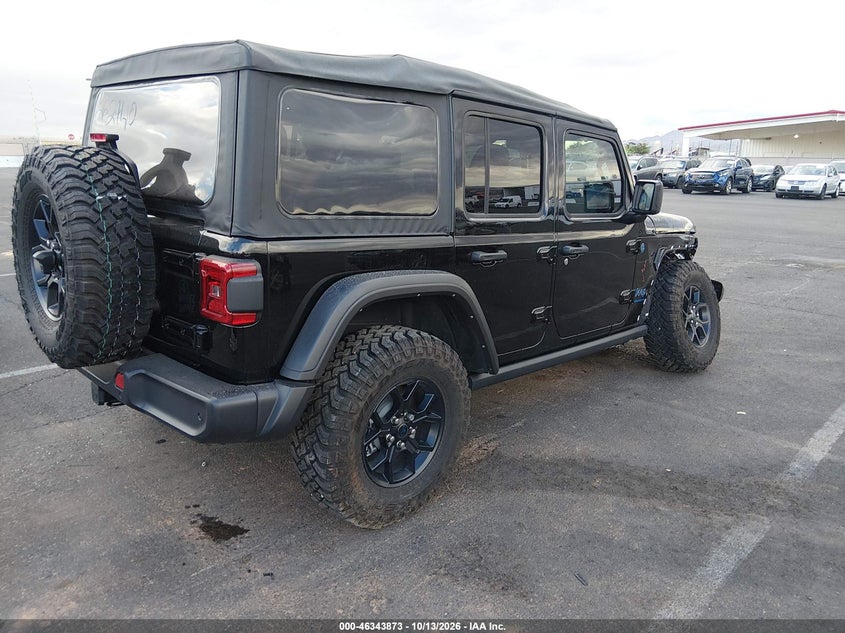 Vin: 1c4rjxn63sw512426, lot: 46844132, jeep wrangler 4xe willys 4xe 20254
