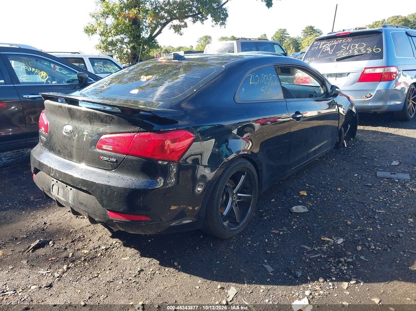 Vin: knafx6a87f5367192, lot: 46844136, kia forte koup ex 20154
