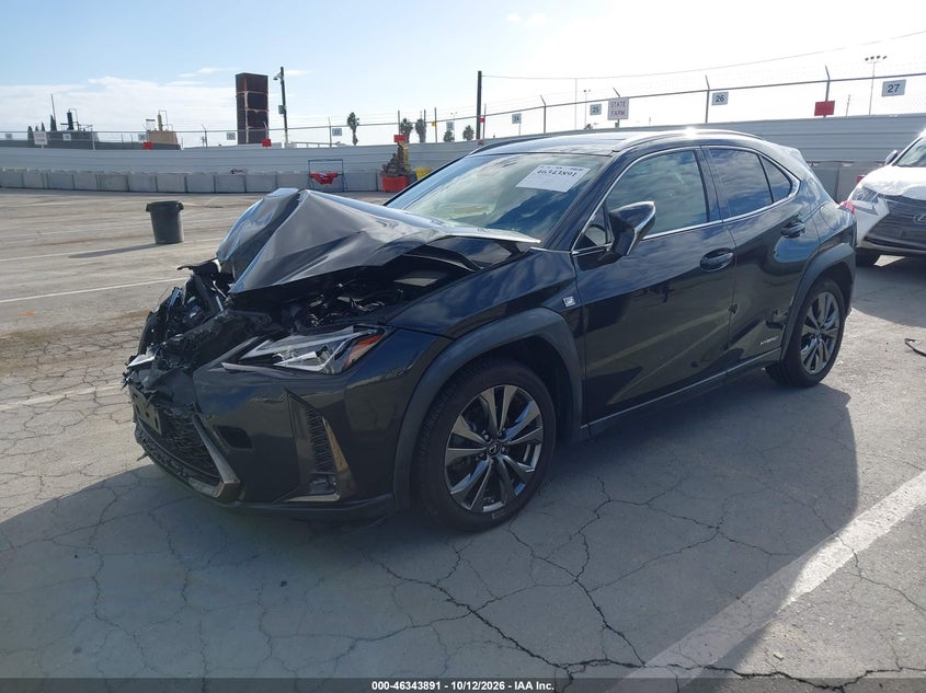 Vin: jthu9jbhxk2004546, lot: 46844150, lexus ux 250h f sport 20192