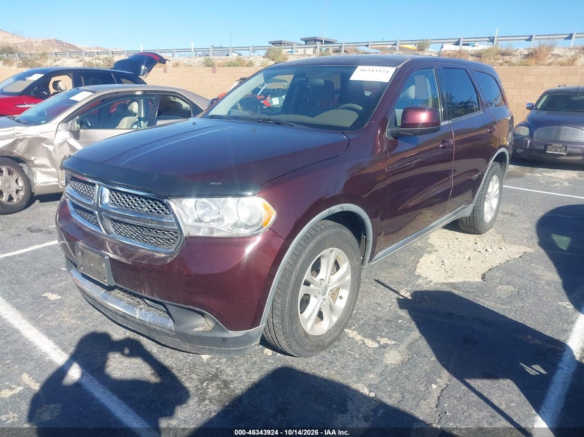 2012 Dodge Durango Sxt, Normal Wear & Tear, IAAI, VIN 1C4RDHAG6CC152874 — photo 2