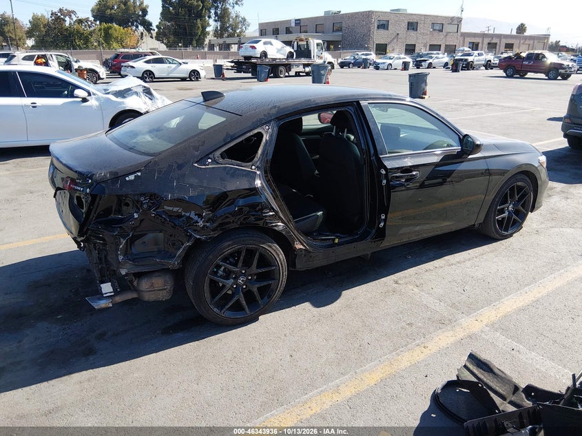 Vin: 2hgfe2f56sh565587, lot: 46844195, honda civic sport 20254