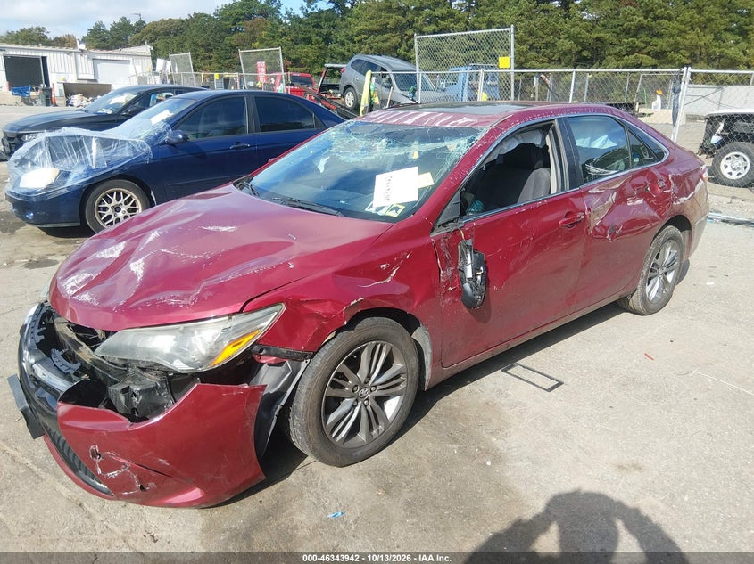 2016 Toyota Camry Se, Front End, IAAI, VIN 4T1BF1FK7GU610885 — photo 2