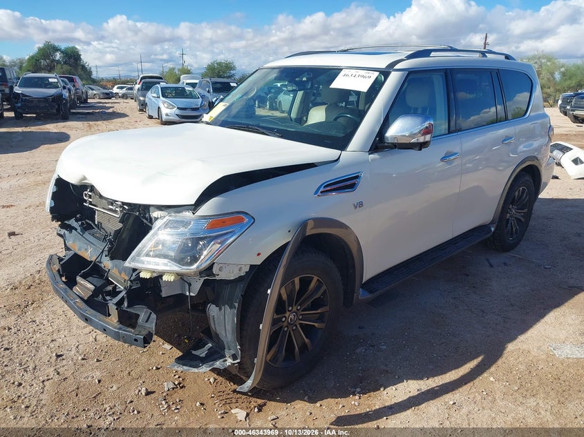 Vin: jn8ay2ne9j9732710, lot: 46844228, nissan armada platinum 20182