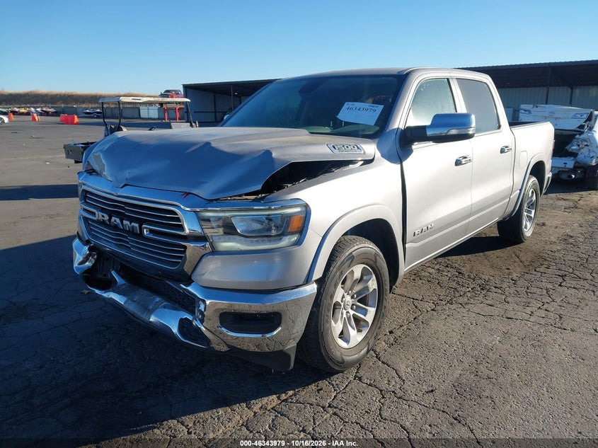 Vin: 1c6rrejt9kn879725, lot: 46844238, ram 1500 laramie  4x2 5'7 box 20192