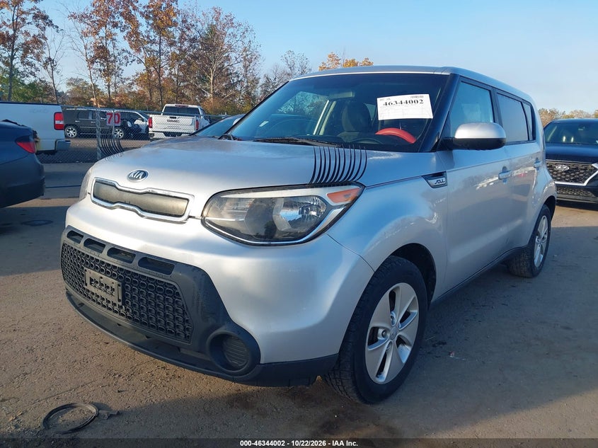 Vin: kndjn2a23g7832726, lot: 46844261, kia soul 20162