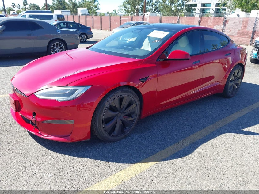 Vin: 5yjsa1e59mf428351, lot: 46844352, tesla model s long range dual motor all-wheel drive 20212