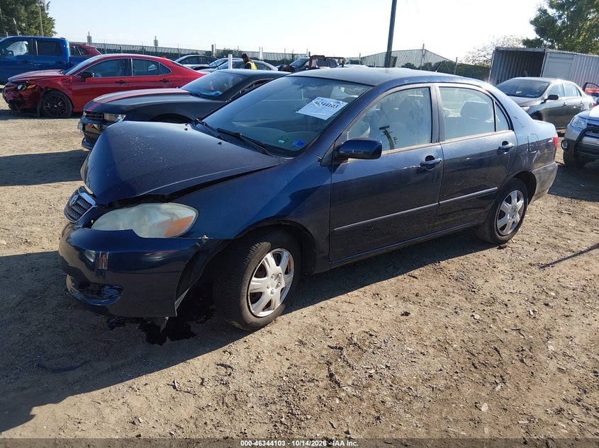 2005 Toyota Corolla Le, Front End, IAAI, VIN 2T1BR32EX5C458764 — photo 2