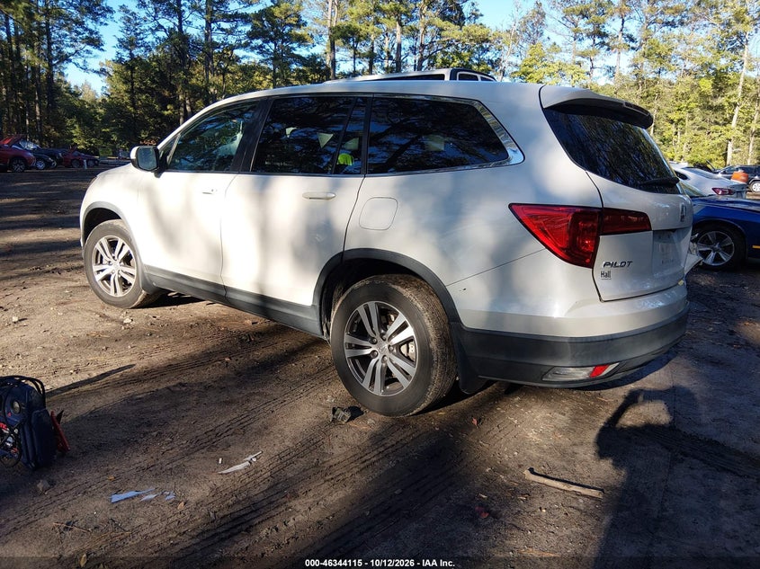 Vin: 5fnyf5h84gb046421, lot: 46844381, honda pilot ex-l 20163